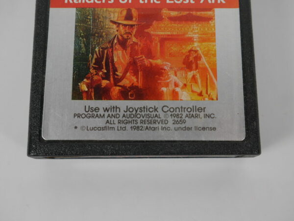 Atari 2600 Raiders of the Lost Ark Cartridge 1982 Lucasfilm - Image 5