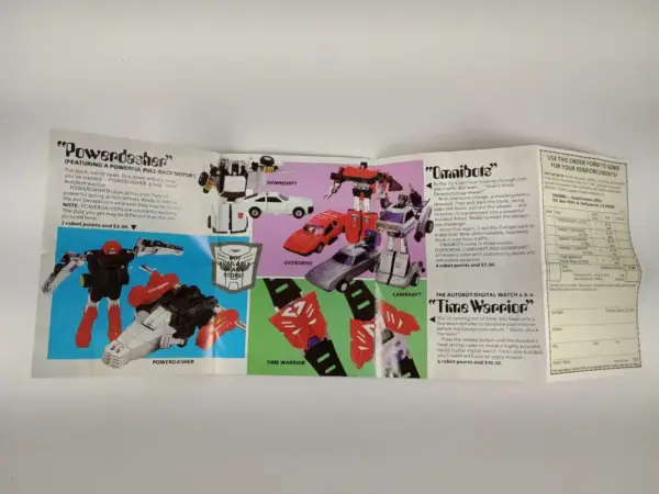 Transformers Jetfire Generation 1 Instructions and Stickers - Image 8