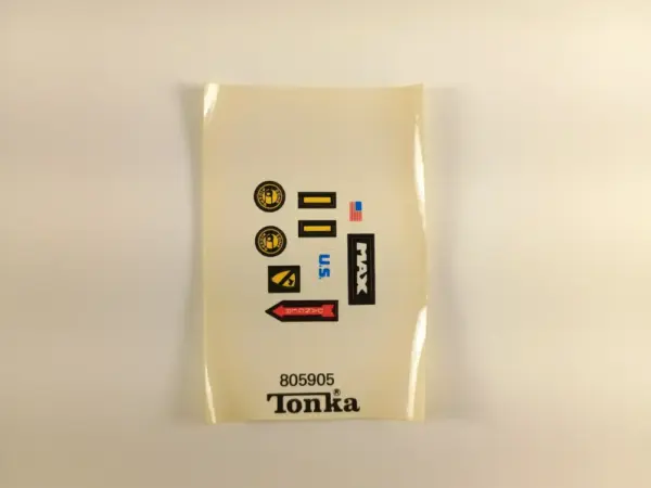 1987 Tonka Spiral Zone – Max Jones Instructions + Sticker Sheet (Unused Stickers!) - Image 4