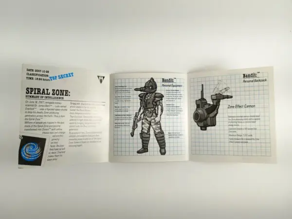 Tonka Spiral Zone Bandit – Black Widow Master of Disguise Instructions & Sticker Sheet – Vintage Original! - Image 2