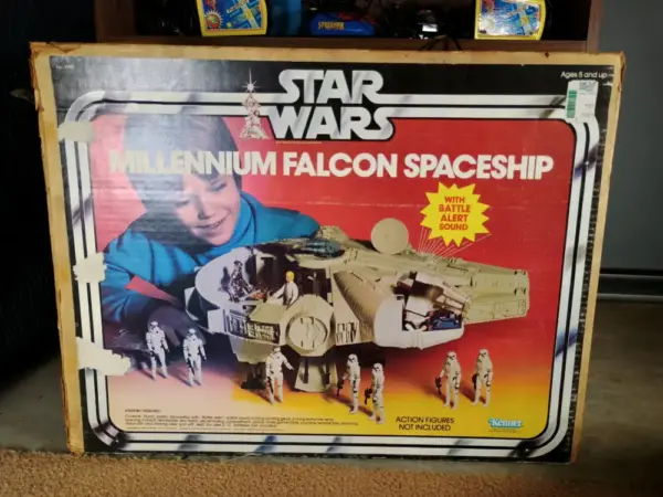 1978 Kenner Star Wars Millennium Falcon – Well-Loved Original – Missing 3 Pieces – Box Included - Image 11