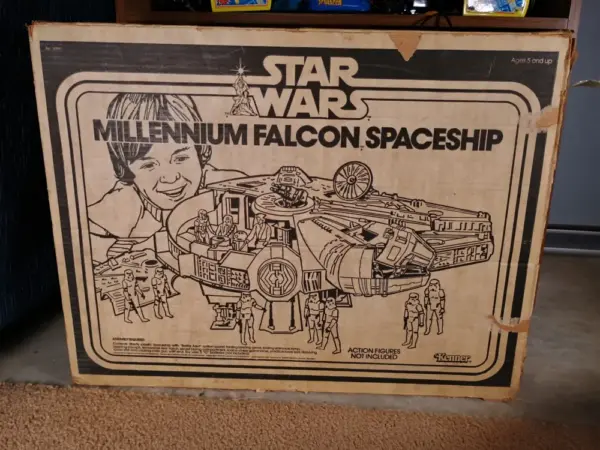 1978 Kenner Star Wars Millennium Falcon – Well-Loved Original – Missing 3 Pieces – Box Included - Image 12