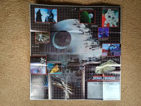 Vintage Star Wars Power of the Force Planetary Map – DEATH STAR (1997) - Image 2
