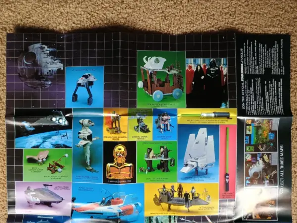 Vintage Star Wars Power of the Force Planetary Map – DEATH STAR (1997) - Image 6