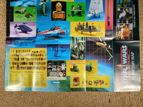 Vintage Star Wars Power of the Force Planetary Map – DEATH STAR (1997) - Image 7