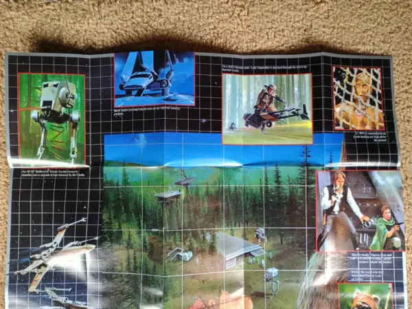 Vintage Star Wars Power of the Force Planetary Map – ENDOR (1997) - Image 3