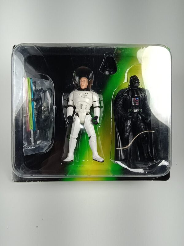 1998 Kenner Star Wars Luke Skywalker & Darth Vader Figures – Escape the Death Star Bonus Pack - Image 2