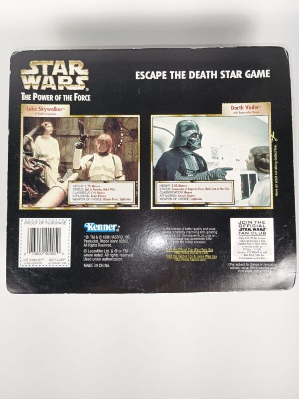 1998 Kenner Star Wars Luke Skywalker & Darth Vader Figures – Escape the Death Star Bonus Pack - Image 7