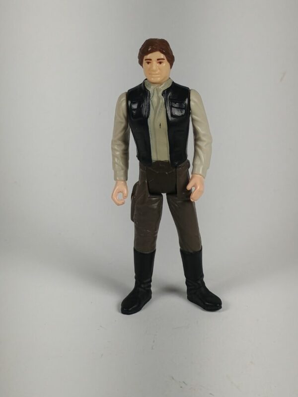 Vintage 1984 Kenner Star Wars Han Solo (Endor Outfit) – Original Figure – No Trench Coat or Blaster