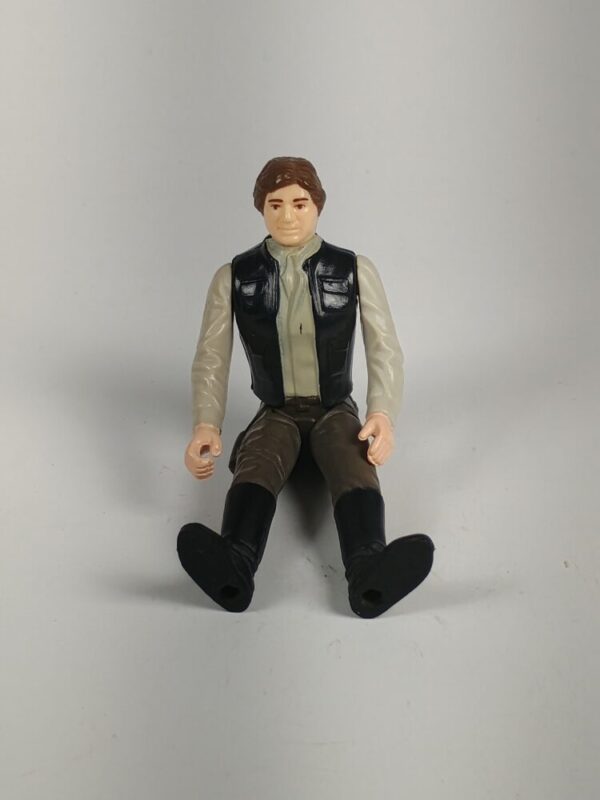 Vintage 1984 Kenner Star Wars Han Solo (Endor Outfit) – Original Figure – No Trench Coat or Blaster - Image 6