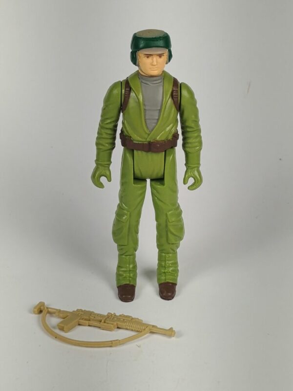 Vintage 1983 Kenner Star Wars Rebel Commando – Original Figure with Original Rifle