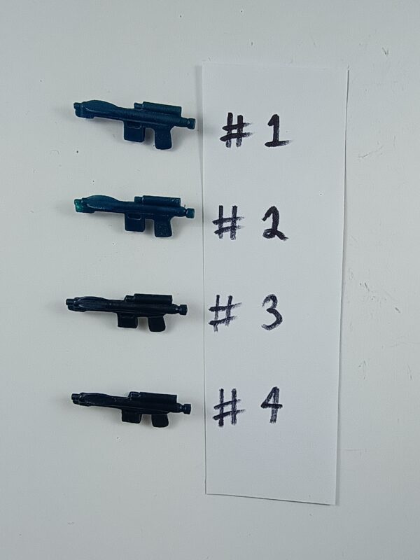 Original 1978 Kenner Star Wars Imperial Stormtrooper Blaster (#4 Black) — Vintage Figure Weapon - Image 2