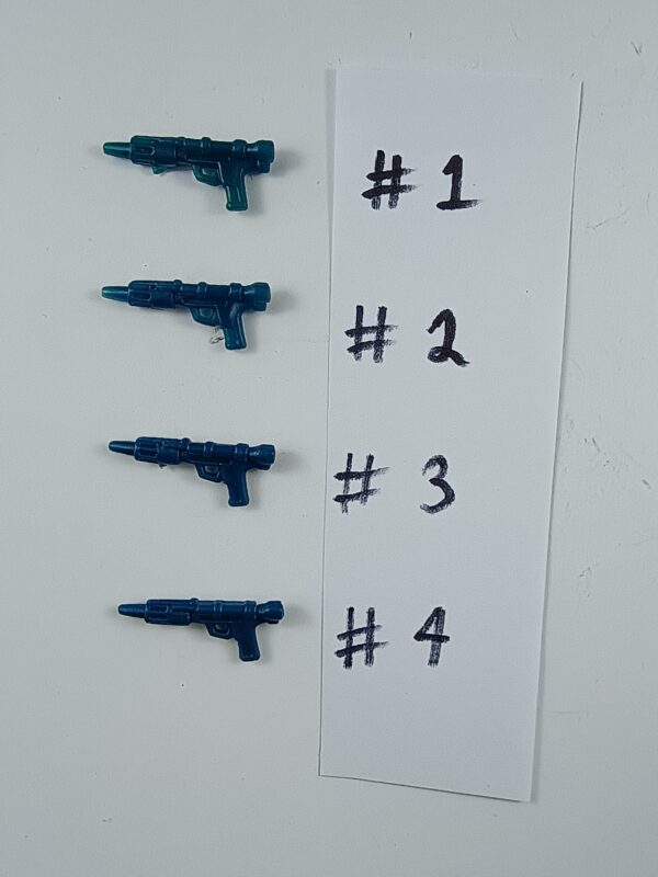 Original 1980 Kenner Star Wars Lando Calrissian, Han Solo (Bespin), Hoth Rebel Soldier, Lobot, AT-AT Commander (#4) — Vintage Accessory