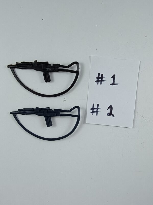 Original 1980 Kenner Star Wars AT-AT Driver Rifle (#1 Black) — Vintage Accessory