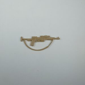 Original 1984 Kenner Star Wars Endor Rebel Soldier Rifle (Tan Variant) — Vintage Accessory