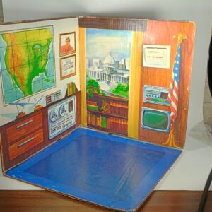 Six Million Dollar Man OSI Headquarters Walls and Floor - Oscar Goldman Office