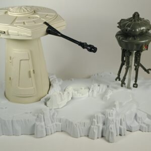 Kenner 1980 Star Wars Imperial Turret & Probot – Complete, Sticker Wear