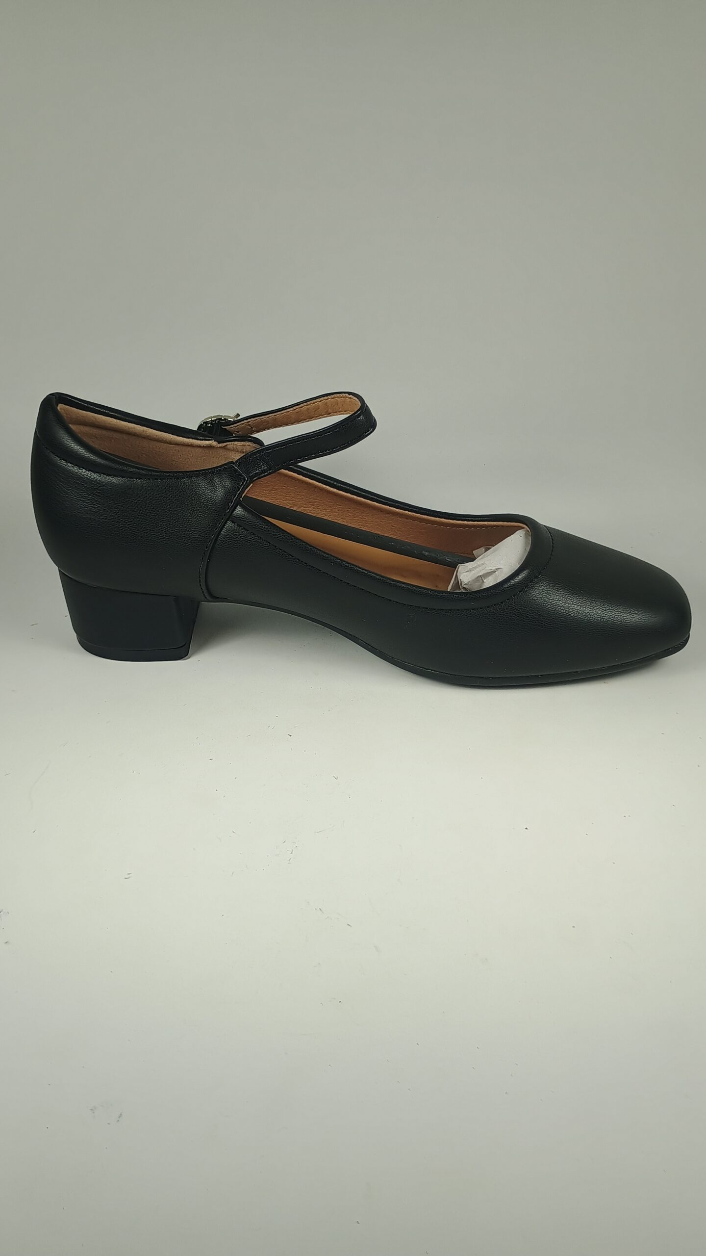 Women's Black Size US 6.5 Thick Low Heeled Squared Toe Dress Shoes 6 Women's Black Size US 6.5 Thick Low Heeled Squared Toe Dress Shoes - Image 6
