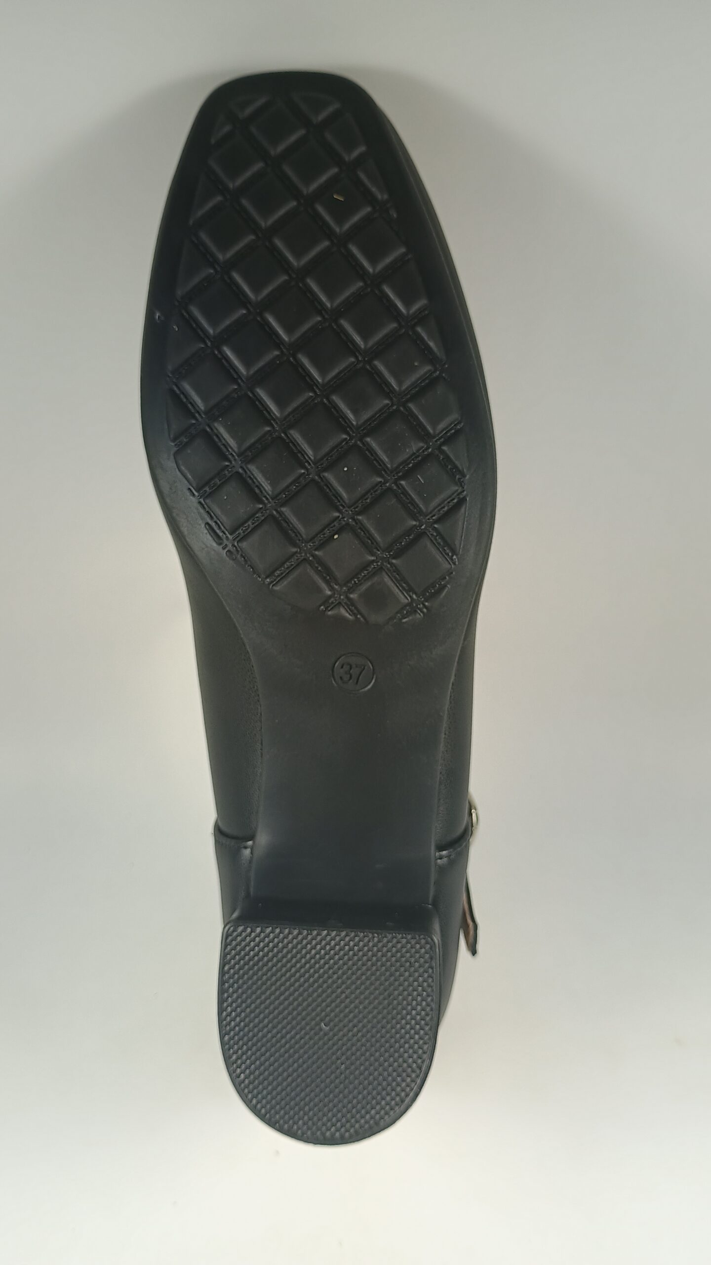Women's Black Size US 6.5 Thick Low Heeled Squared Toe Dress Shoes 7 Women's Black Size US 6.5 Thick Low Heeled Squared Toe Dress Shoes - Image 7