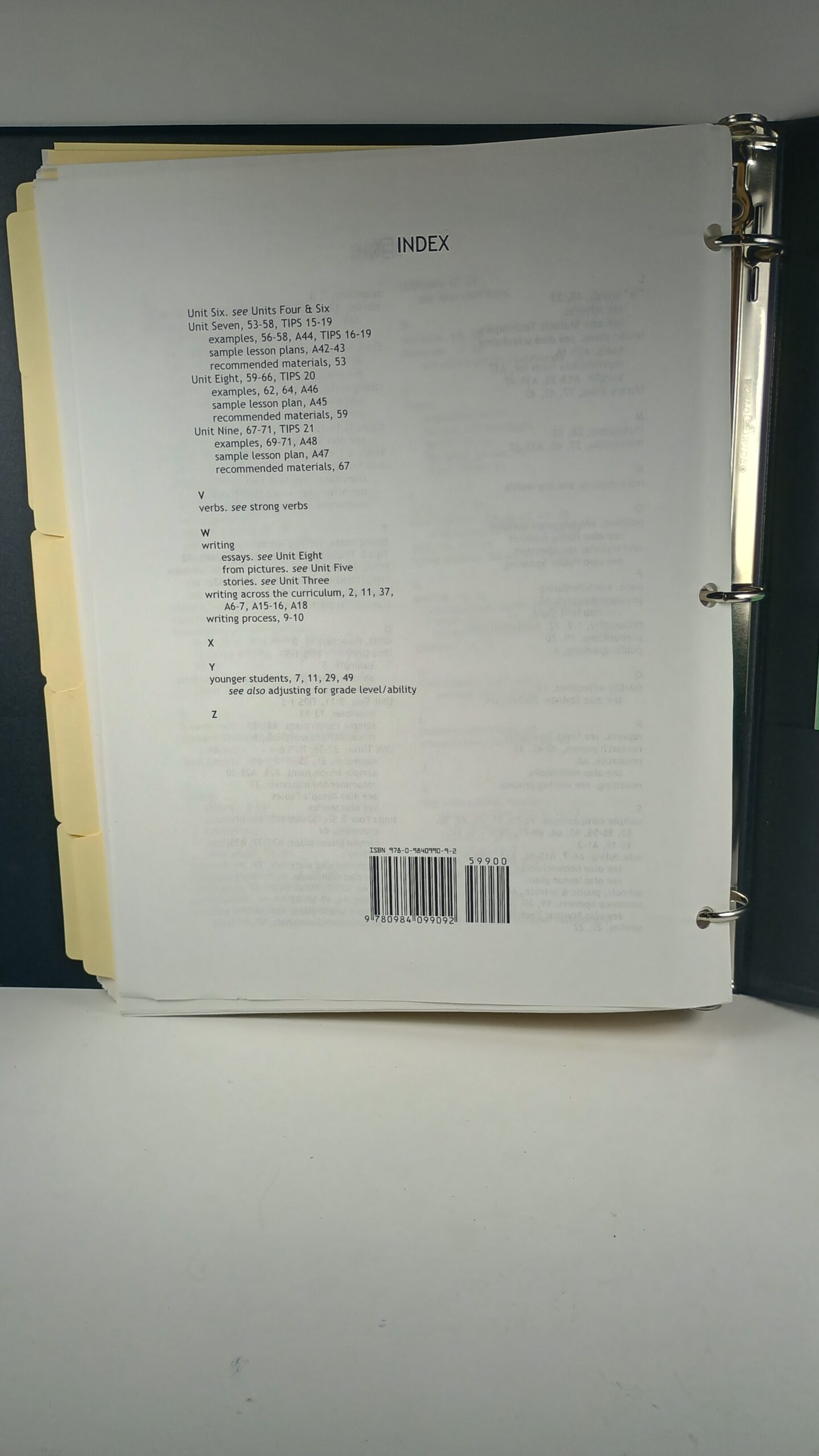 IEW-Teaching Writing: Structure and Style Workbook Binder & DVD Set 4 IEW-Teaching Writing: Structure and Style Workbook Binder & DVD Set - Image 4