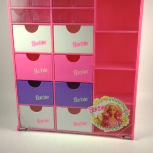 Vintage Barbie 1993 Tons of Drawers Storage Organizer Carry Case
