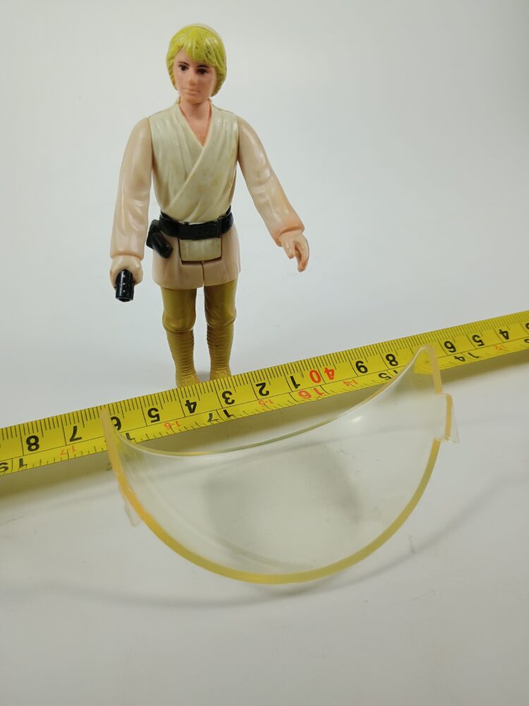1978 Kenner Star Wars Luke Skywalker Landspeeder Windshield for 3 3/4" figures 1 1978 Kenner Star Wars Luke Skywalker Landspeeder Windshield for 3 3/4" figures